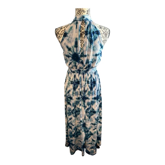 INC INTERNATIONAL CONCEPTS Tie Dye Halter Maxi Dress - Picture 2 of 8